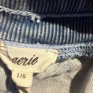 Aerie Light Blue Wide Leg Pants